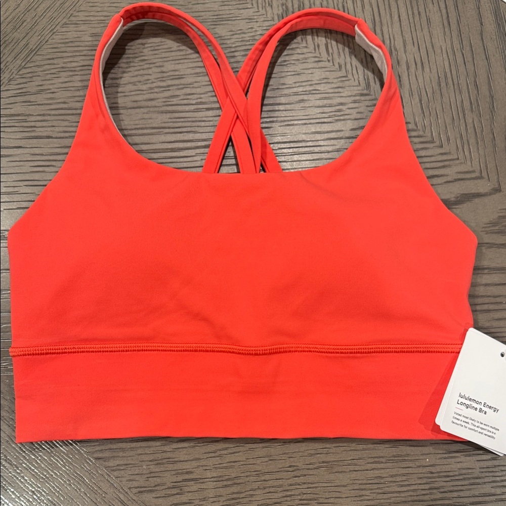 Lululemon Vibrant Coral Sports Bra